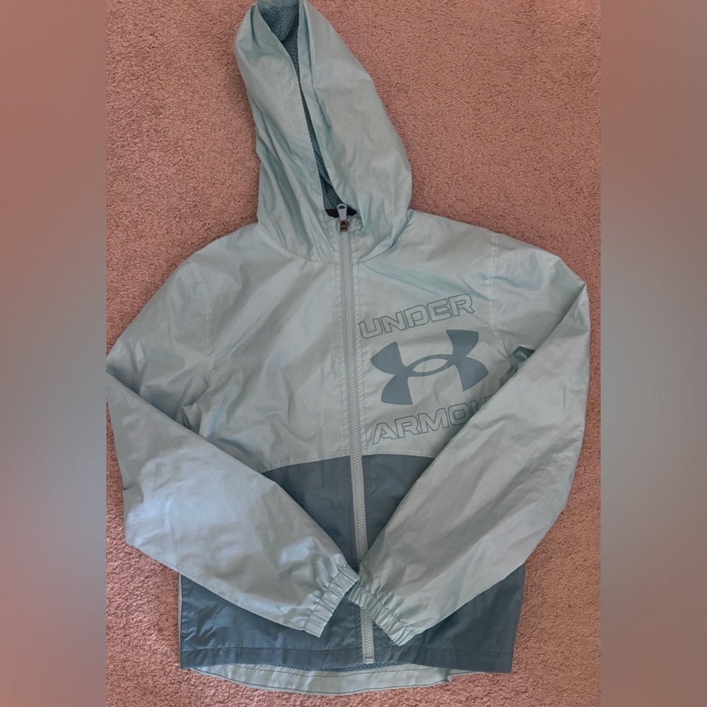 Turquoise Windbreaker